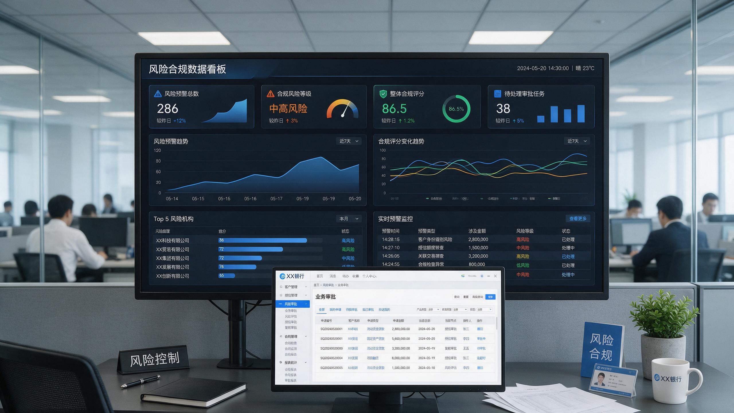 金融业务审批与风控合规方案